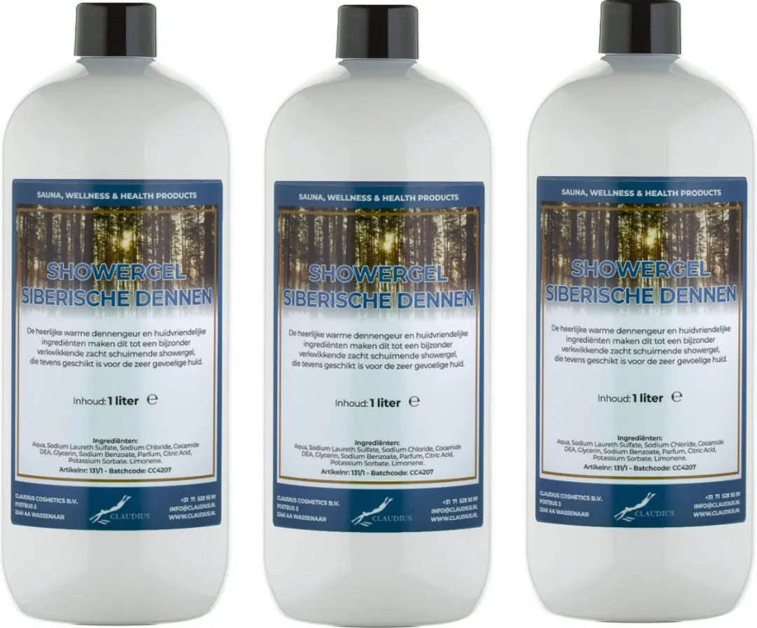 Splashbox Cosmetics Douchegel Siberische Dennen 1L