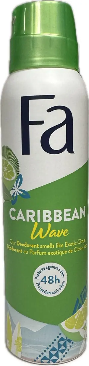 Fa Caribbean Wave Lemon Deo Spray & Douchegel - 12 Stuks