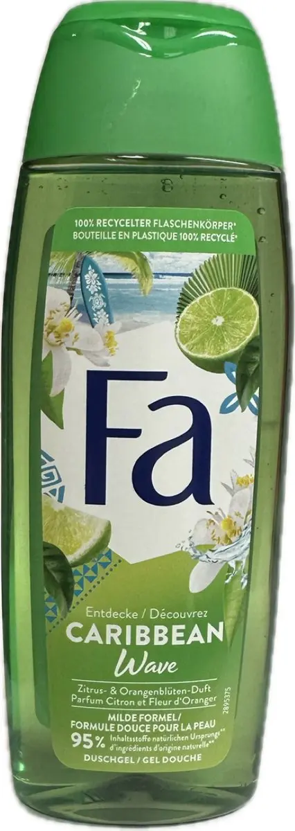 Fa Caribbean Wave Lemon Deo Spray & Douchegel - 12 Stuks