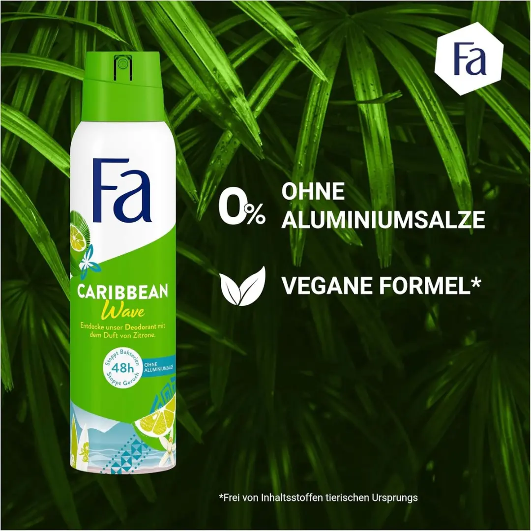 Fa Caribbean Wave Lemon Deo Spray & Douchegel - 12 Stuks