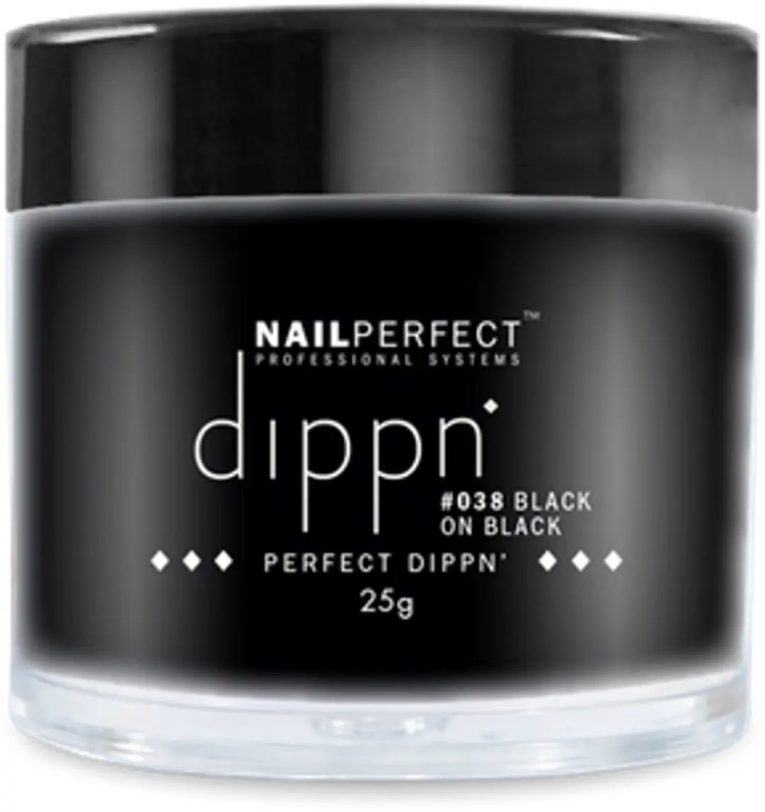 Nail Perfect Dippn #038 Black On Black - 25g