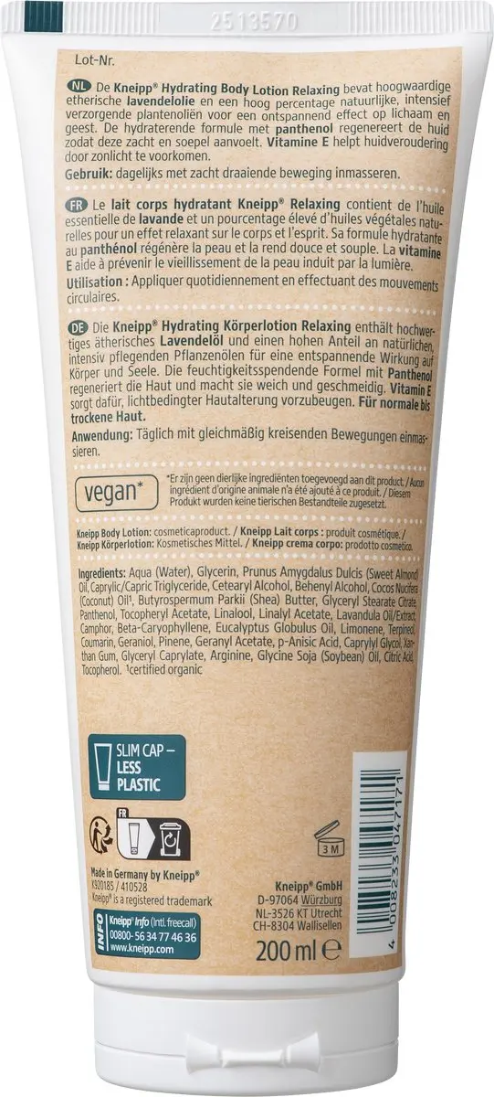 Kneipp Relaxing Bodylotion Lavendel 200ml