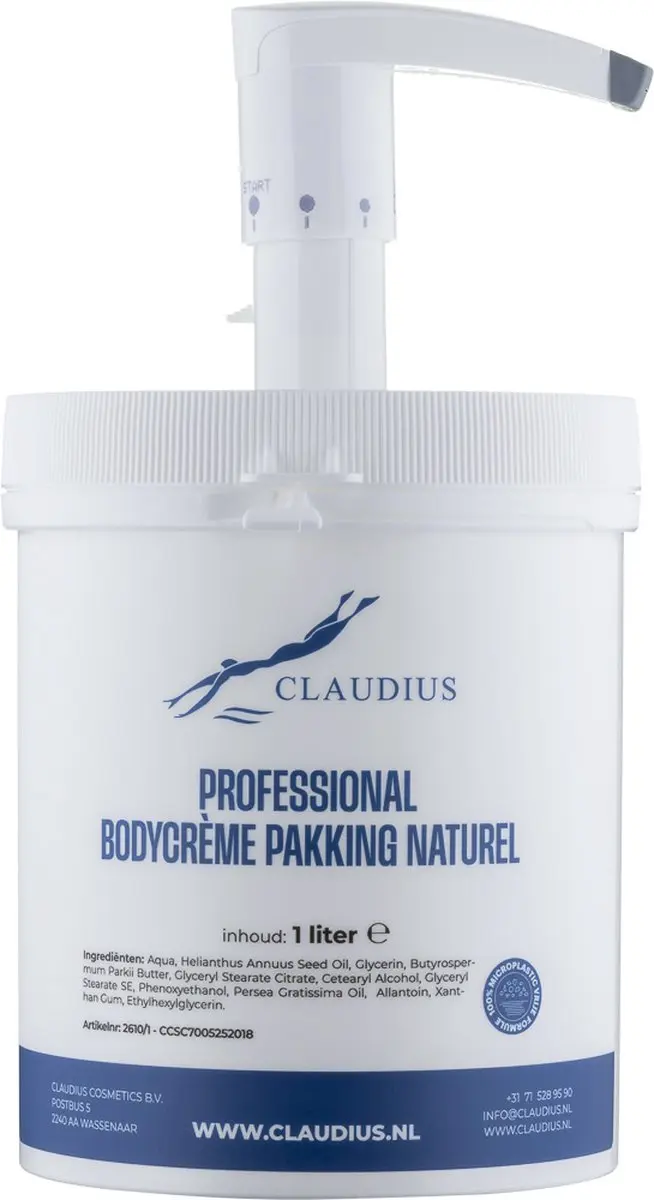 Splashbox Cosmetics Naturel Bodycrème 1L