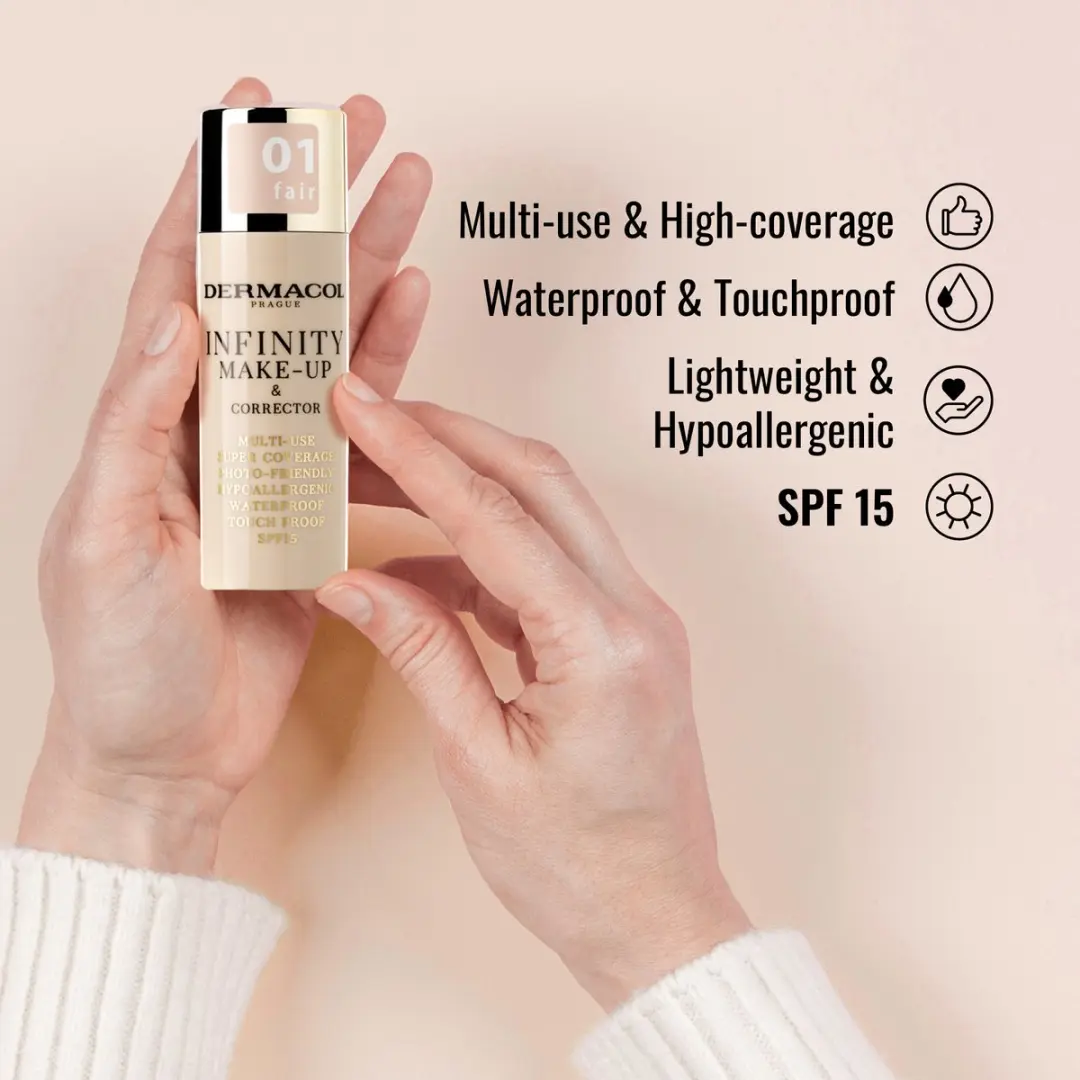 Dermacol Infinity Make-up 04 Bronze - 20ml - Donkere huidskleur