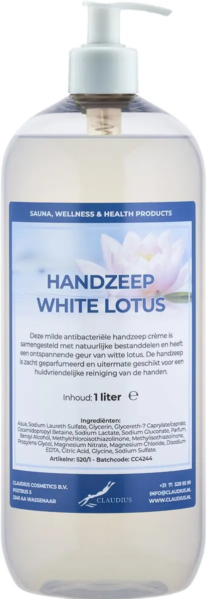 Splashbox Cosmetics Handzeep White Lotus 1L