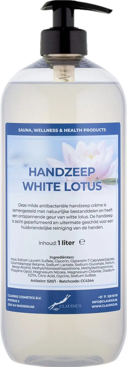 Splashbox Cosmetics Handzeep White Lotus 1L