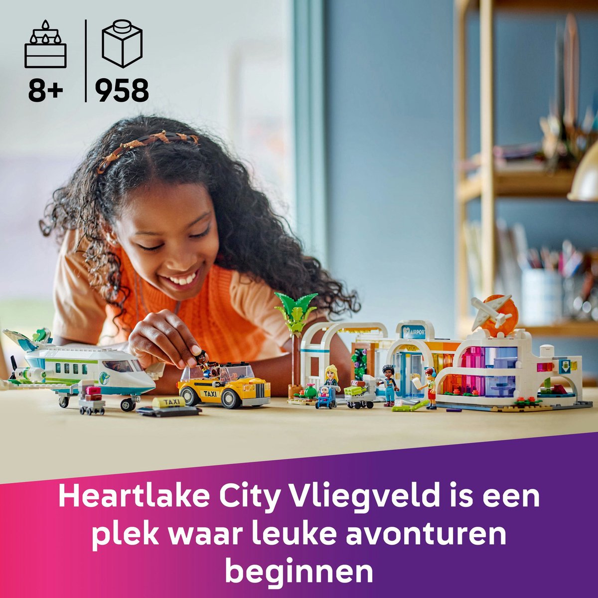 LEGO Friends Heartlake City vliegveld en vliegtuig - 42656