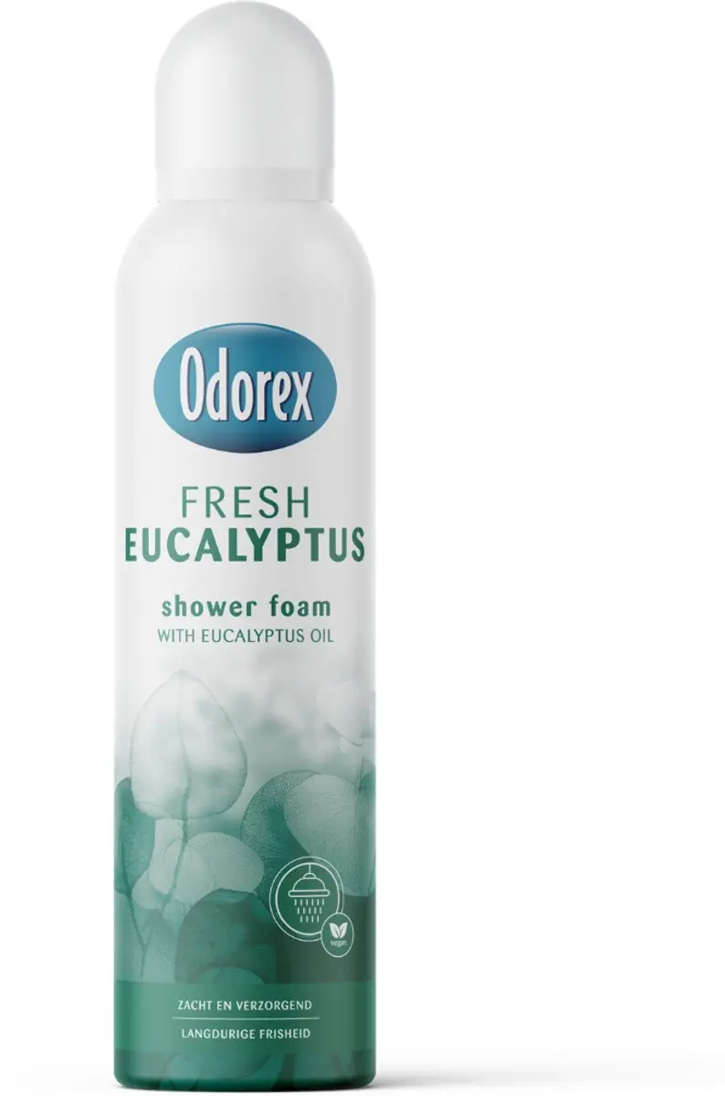 Odorex Showerfoam Eucalyptus 200ml - 6 Stuks