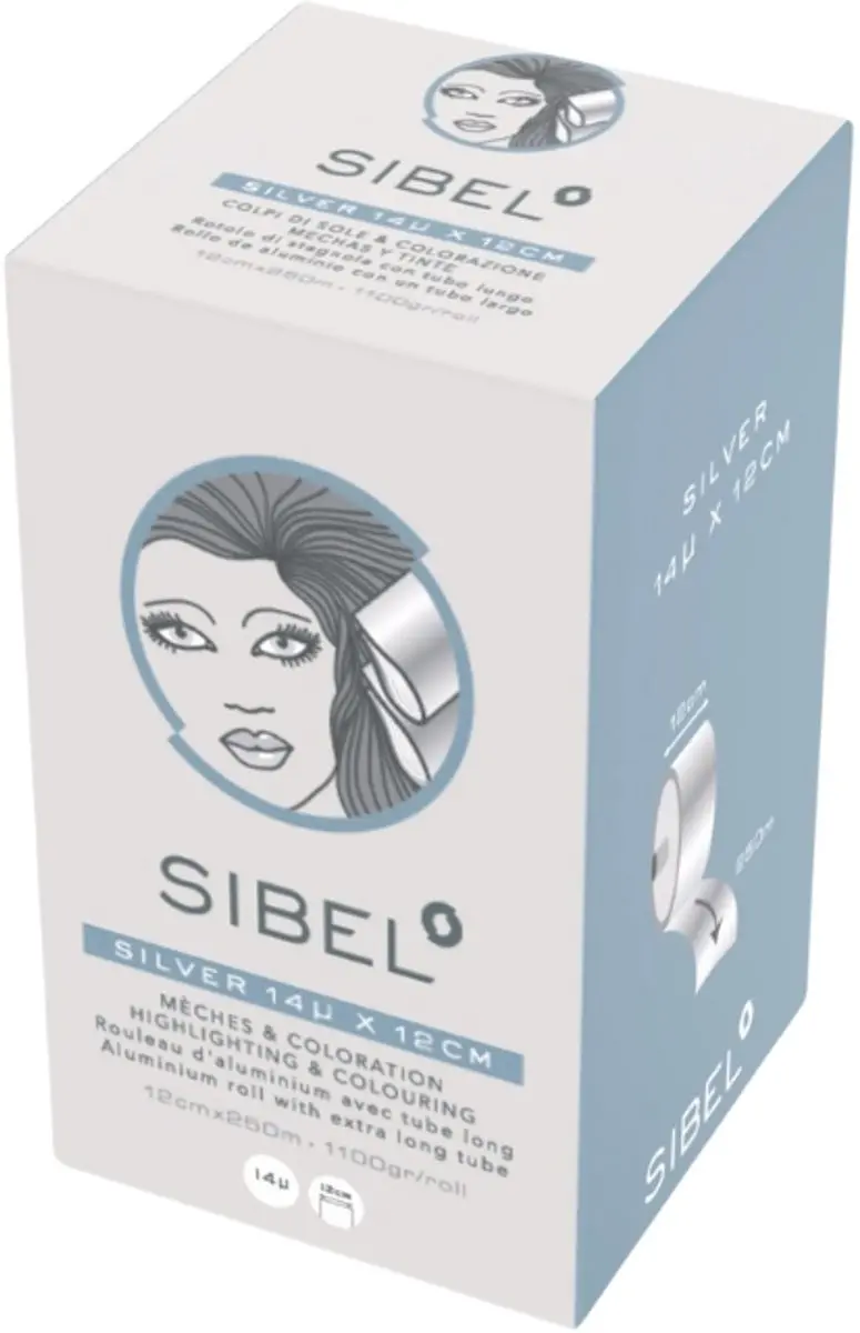 Sibel Highlight Aluminiumfolie 14µ x 12cm x 250m