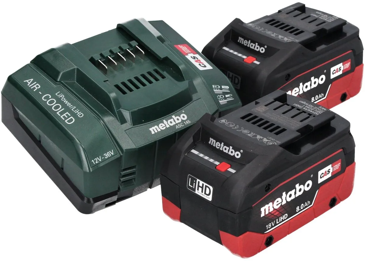 Metabo SSW 18 LTX 550 BL Slagmoersleutel - 550Nm - 2x 8Ah + Oplader - afbeelding 2 van 6