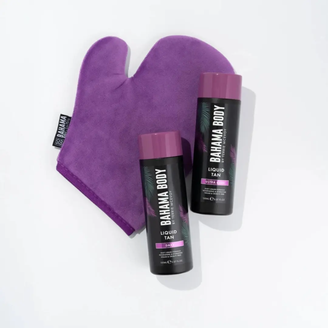 Sosu Velvet Tanning Mitt - Paars