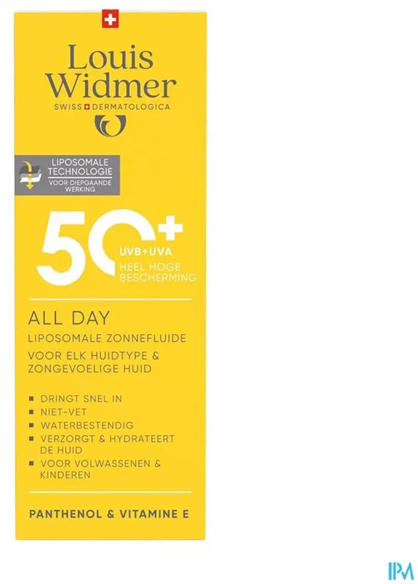 Louis Widmer Zonnemelk SPF 50+ 100ml - Vegan