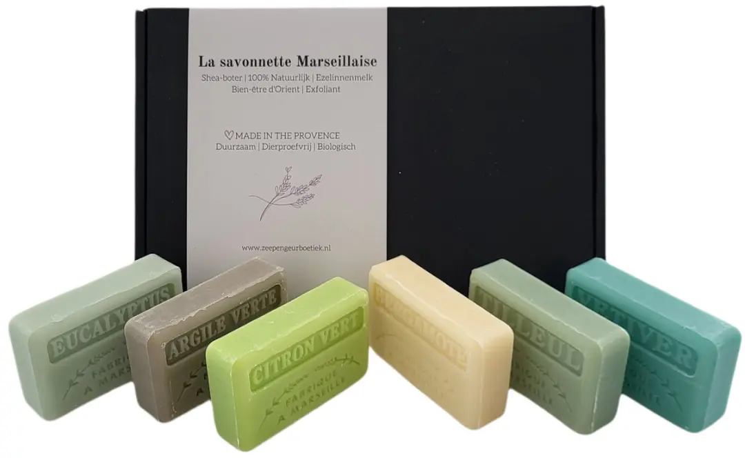 Savon de Marseille Zeepset 6x125g