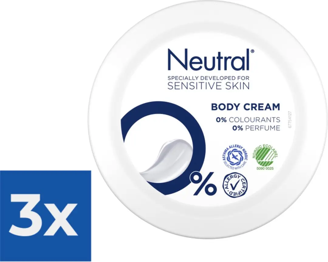 Neutral Parfumvrij Body Cream 250ml