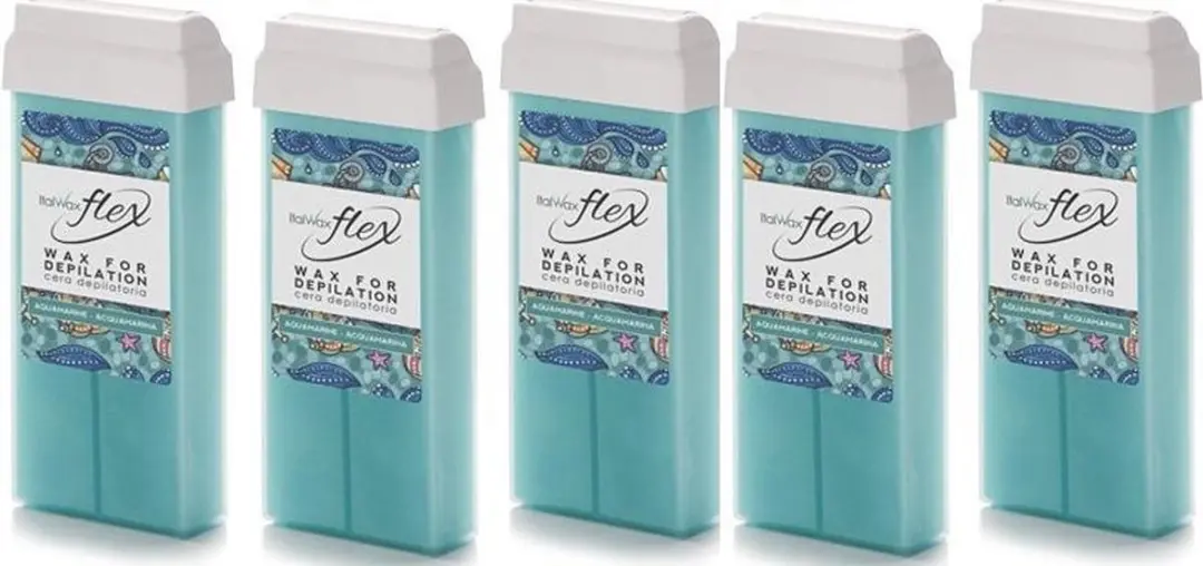 Italwax Flex Aquamarine Waxcartridges 5x100ml