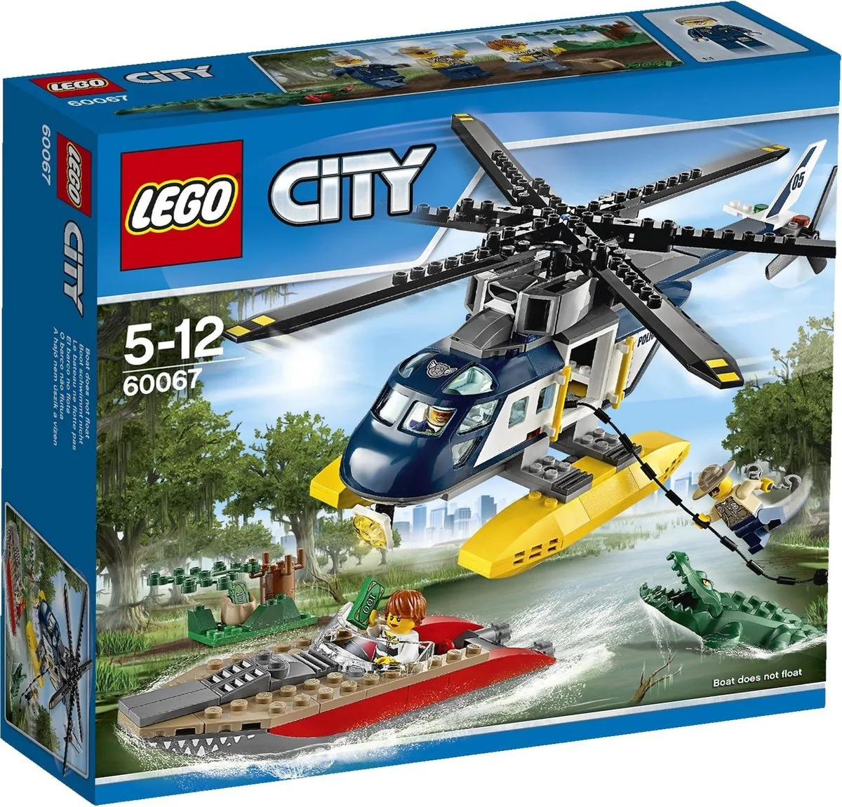 LEGO City Helikopter Achtervolging 60067 - 253 Stukken - afbeelding 2 van 6
