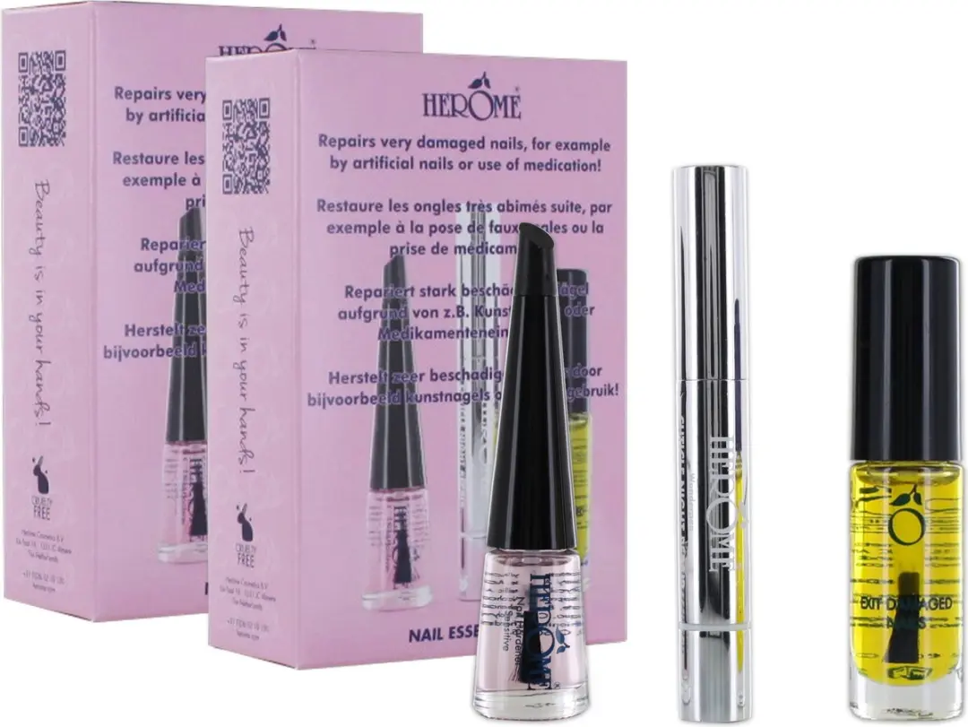 Herome 3-in-1 Nagelverzorgingsset 2-Pack - 168g - afbeelding 6 van 6