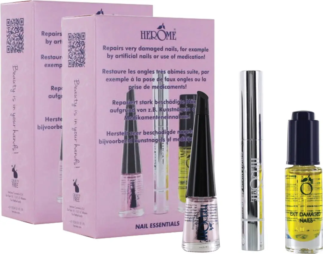 Herome 3-in-1 Nagelverzorgingsset 2-Pack