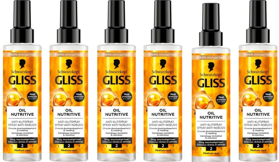 Gliss Kur Oil Nutritive Anti-klit Spray 1200ml (6x200ml)