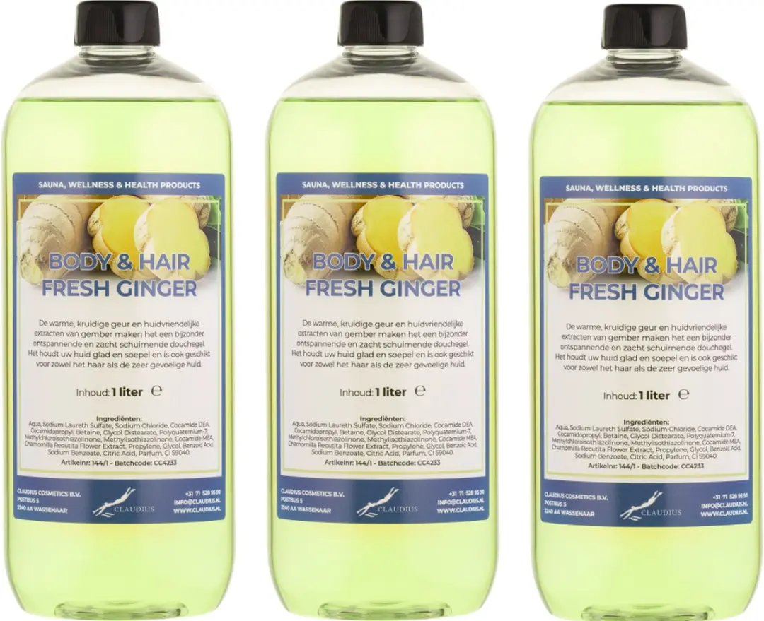 Splashbox Cosmetics Fresh Ginger Body & Hair 1L