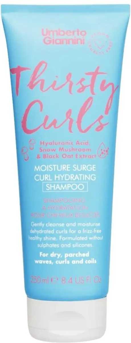 Umberto Giannini Thirsty Curls Moisture Surge Shampoo 250ml