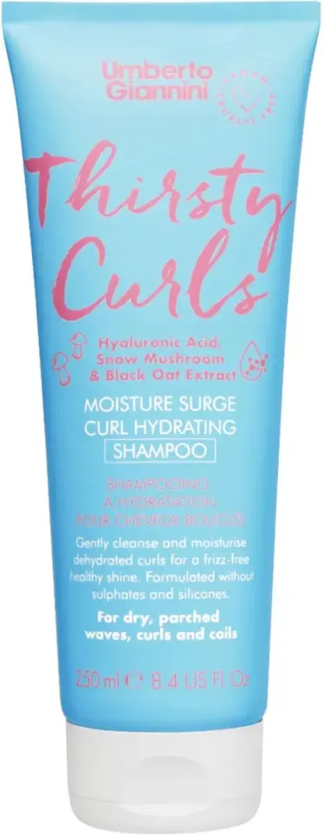 Umberto Giannini Thirsty Curls Moisture Surge Shampoo 250ml