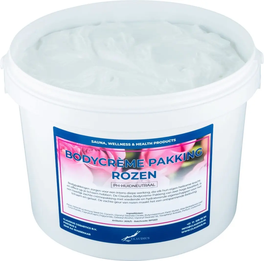 Splashbox Cosmetics Bodycrème Rozen 1L