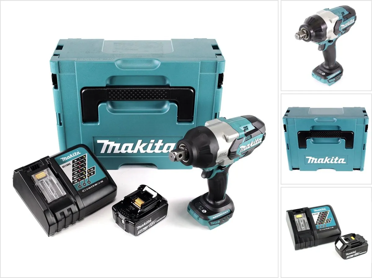 Makita DTW 1001 RF1J Slagmoersleutel 18V 1050Nm