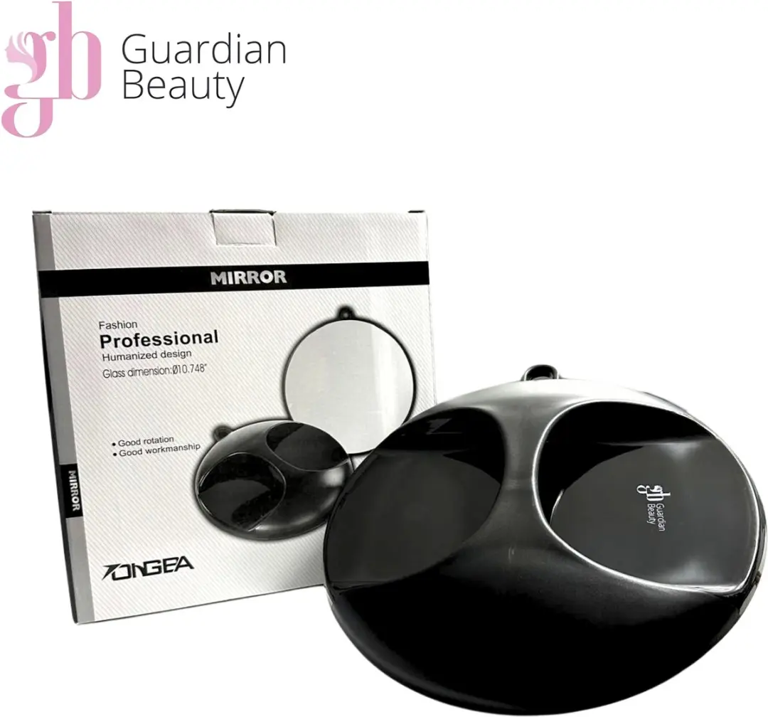 Guardian Beauty Kappersspiegel Ronde 28cm - Zwart