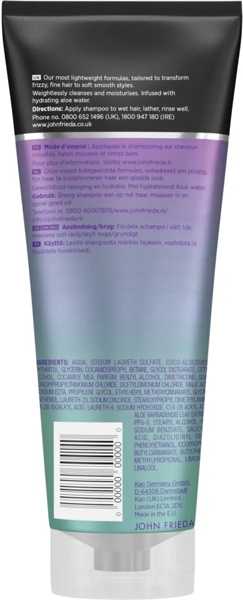 John Frieda Frizz Ease Weightless Wonder Shampoo 250ml