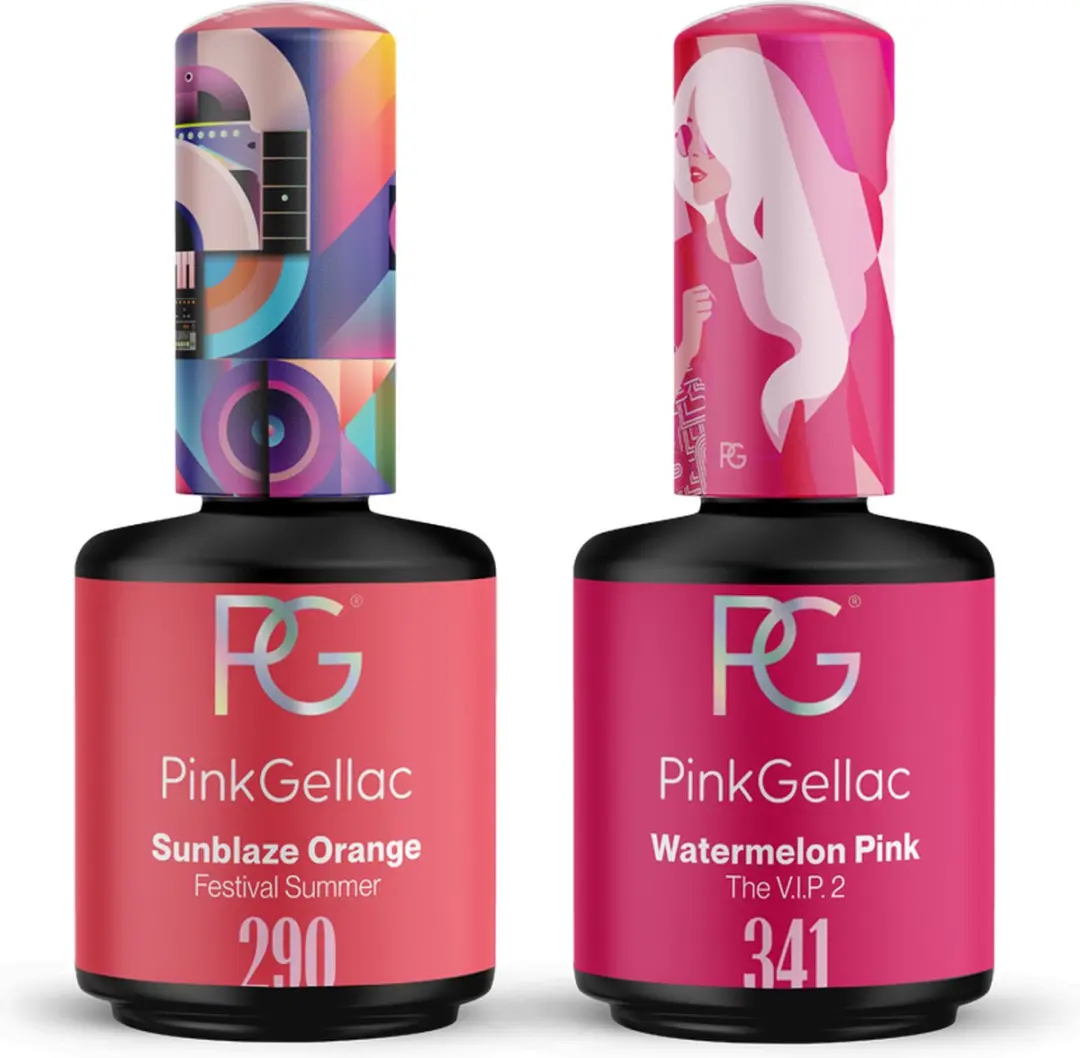 Pink Gellac Gellakset 2x15ml