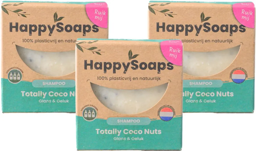 HappySoaps Coco Nuts Shampoo Bar