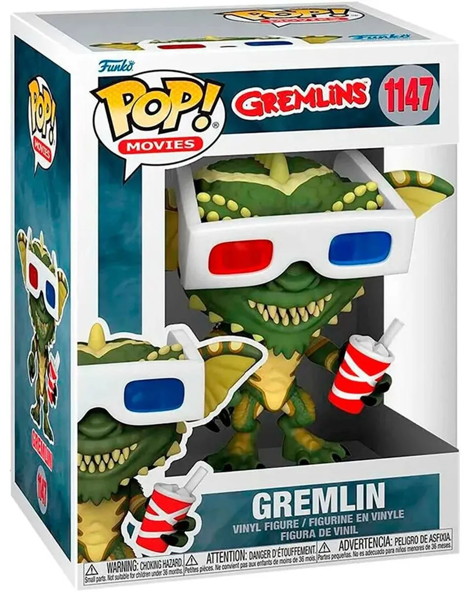 Funko POP! Gremlin met 3D-bril - 9cm - Multikleur