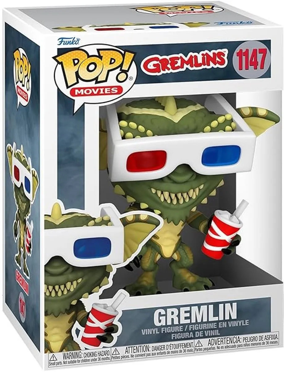 Funko POP! Gremlin met 3D-bril - 9cm - Multikleur