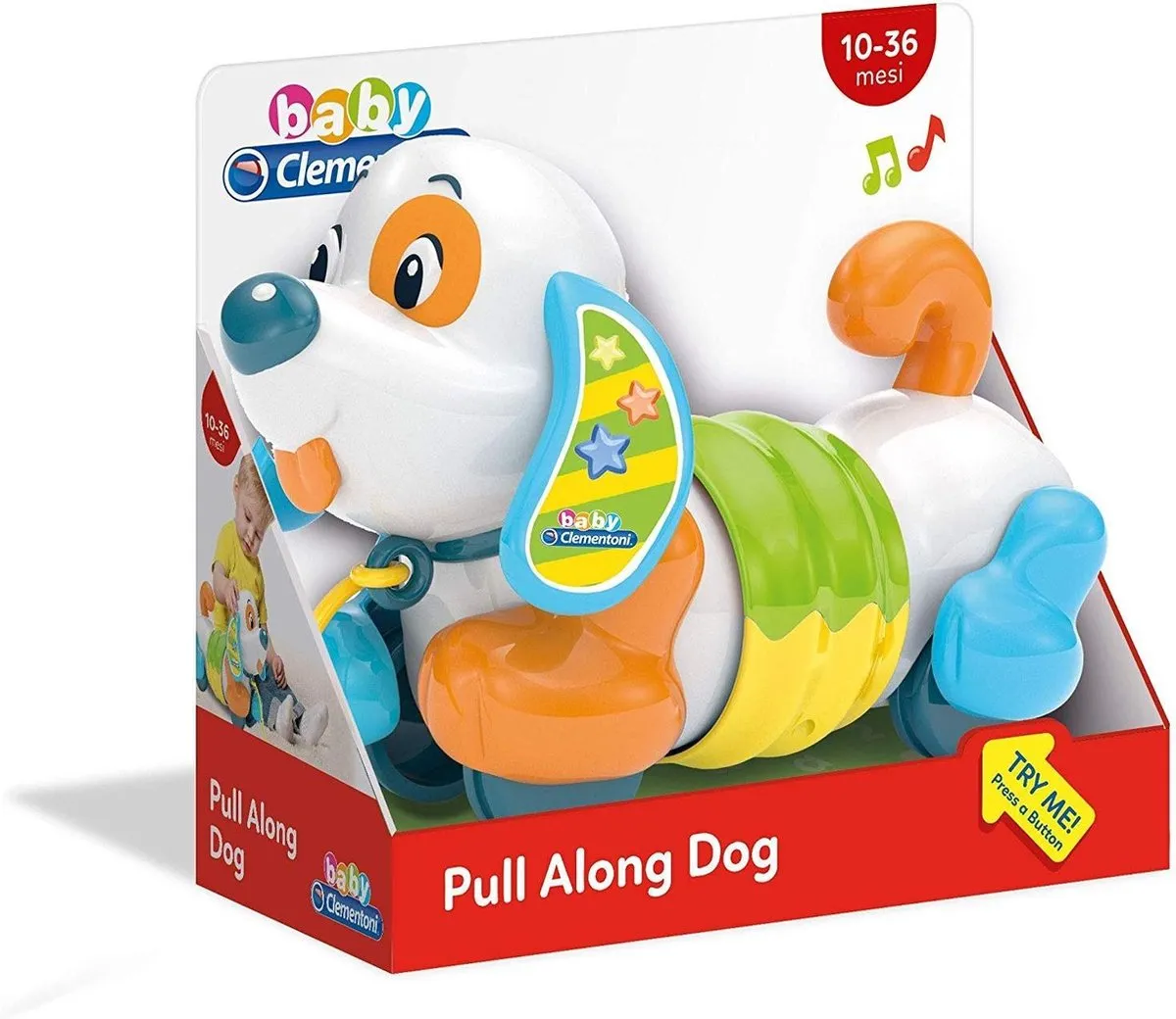 Clementoni Baby Trekhond Charlie