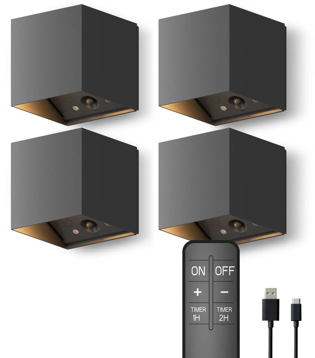 Calex Falerna Wandlamp Oplaadbaar 2x1.5W