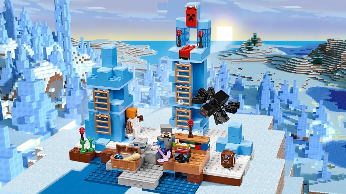 LEGO Minecraft De IJsnaalden 21131 - 454 Stukken