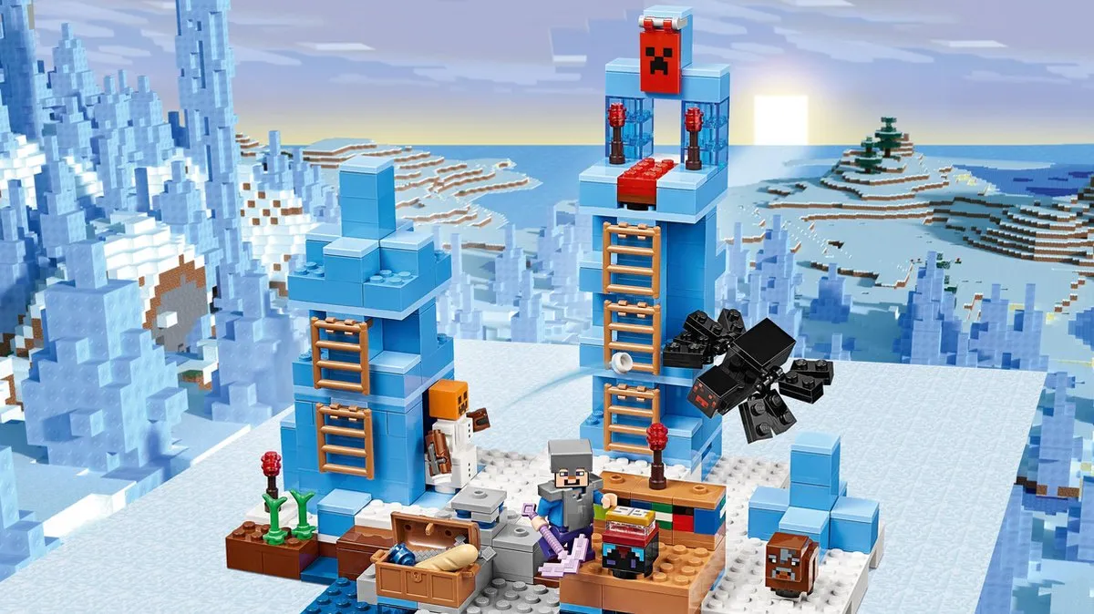 LEGO Minecraft De IJsnaalden 21131 - 454 Stukken