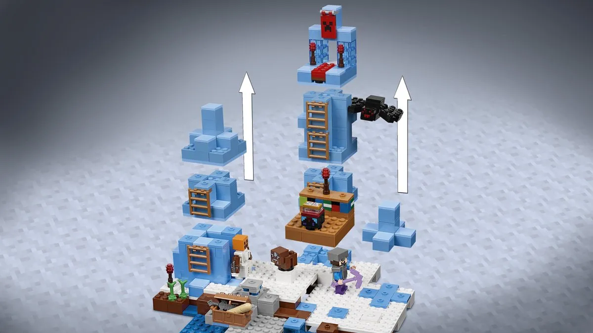 LEGO Minecraft De IJsnaalden 21131 - 454 Stukken