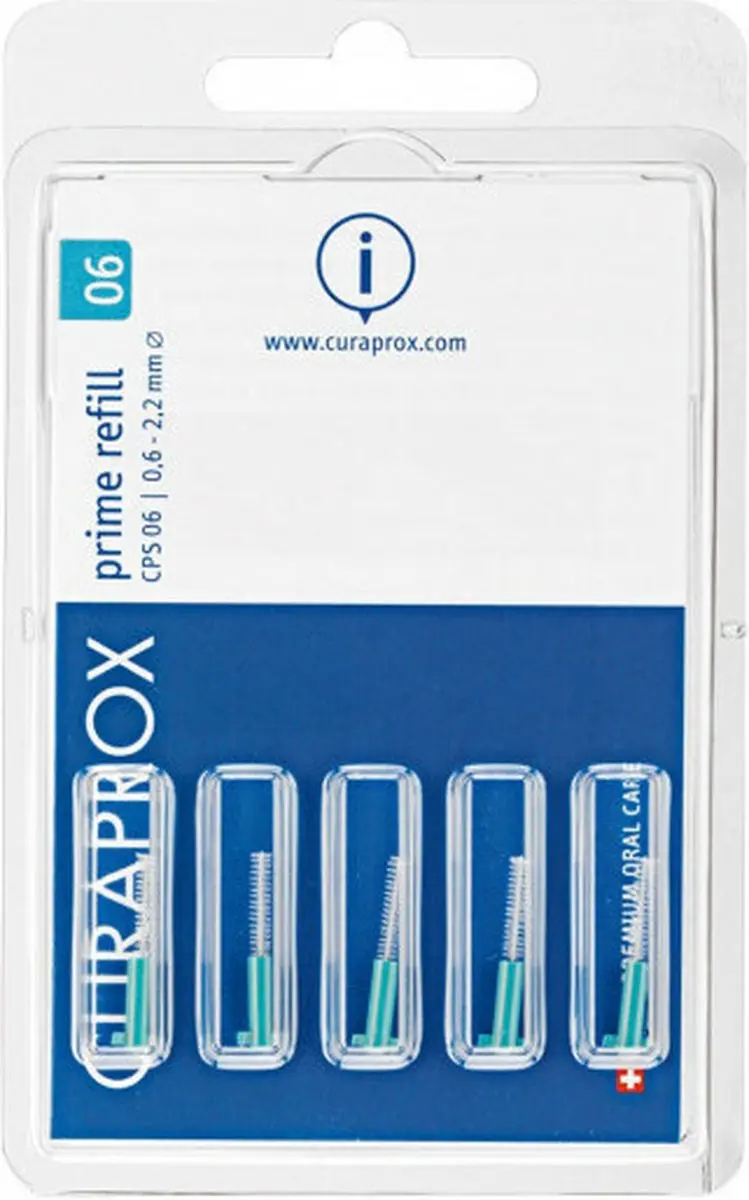 Curaprox Interdentaal Rager Prime Turqoise 2,2mm - 5 Stuks
