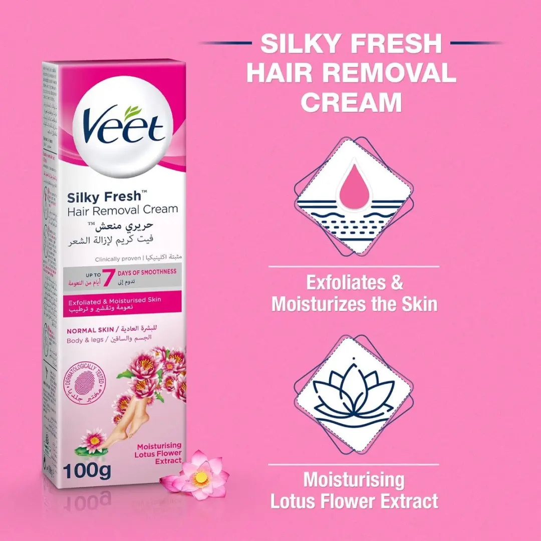 Veet Silky Fresh Haar Verwijderingscreme - 12x100ml