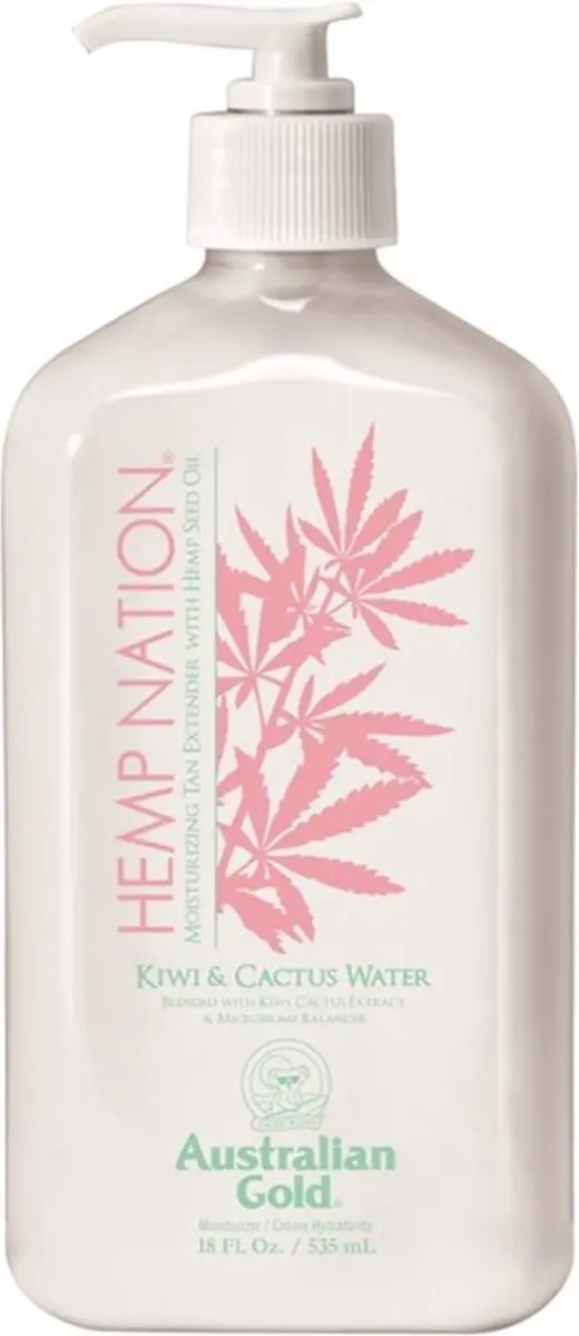Australian Gold Hemp Nation Kiwi & Cactus Water 535ml