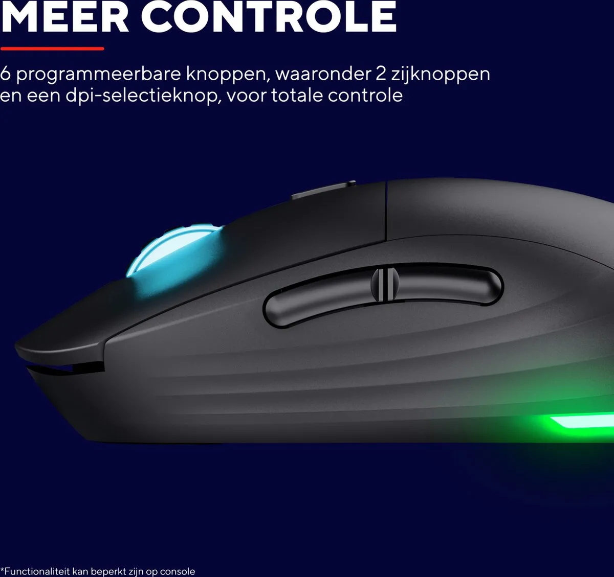 Trust GXT 927 Redex+ Draadloze Gaming Muis 25600 DPI - Zwart