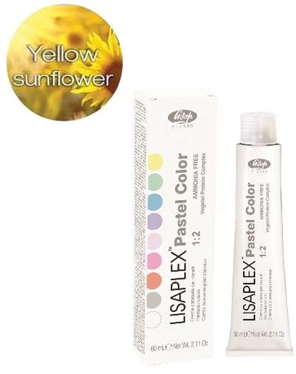 Lisap Lisaplex Pastel Haircolor Cream - 60ml - Geel