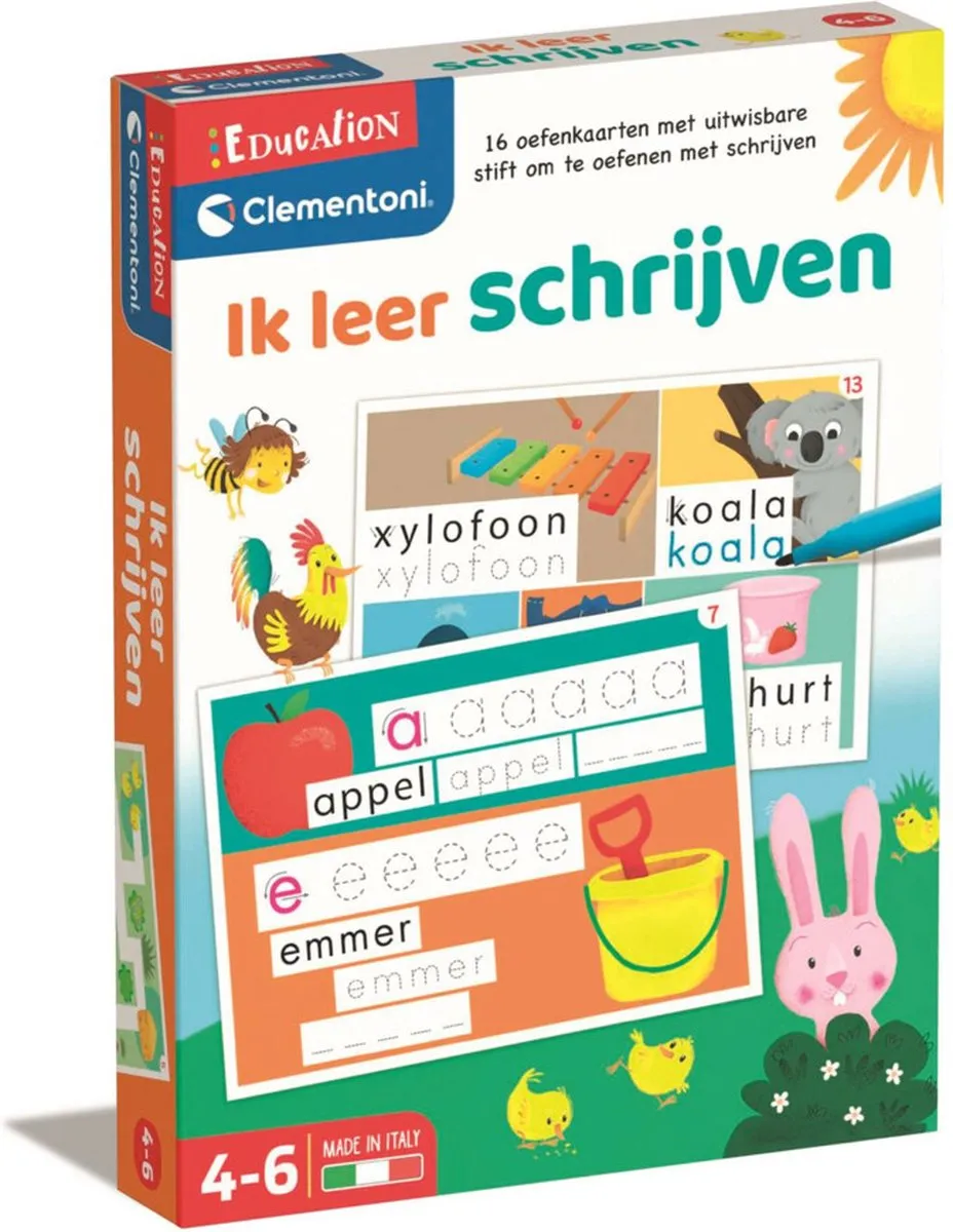 Clementoni Oefenkaarten Leren Schrijven 56176