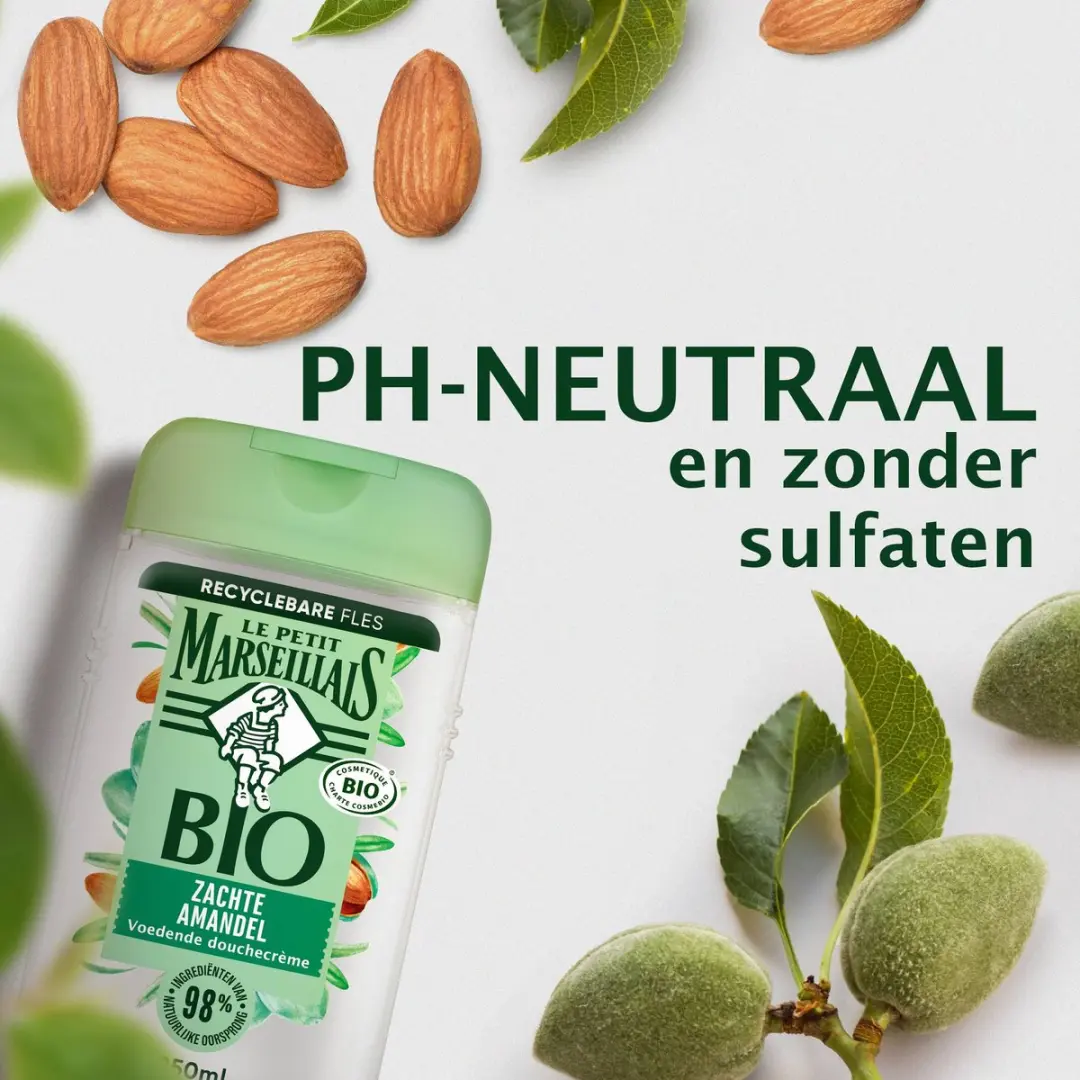 Le Petit Marseillais Bio Douchegel Amandelmelk 6x250ml