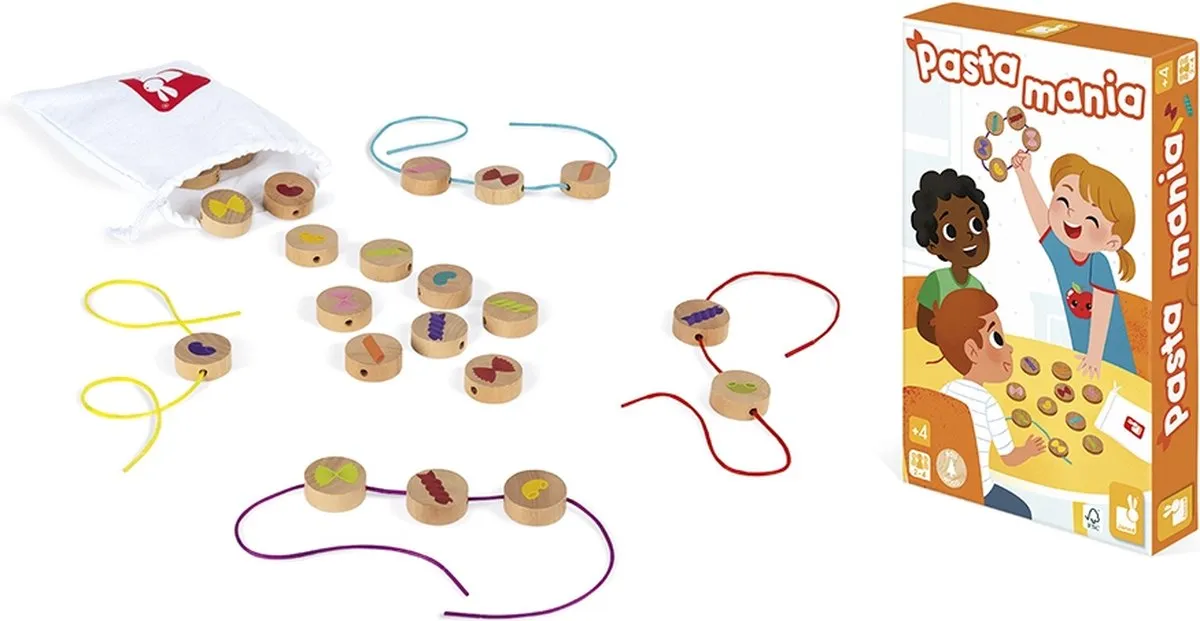 Janod Pasta Mania 370021 - Multikleur