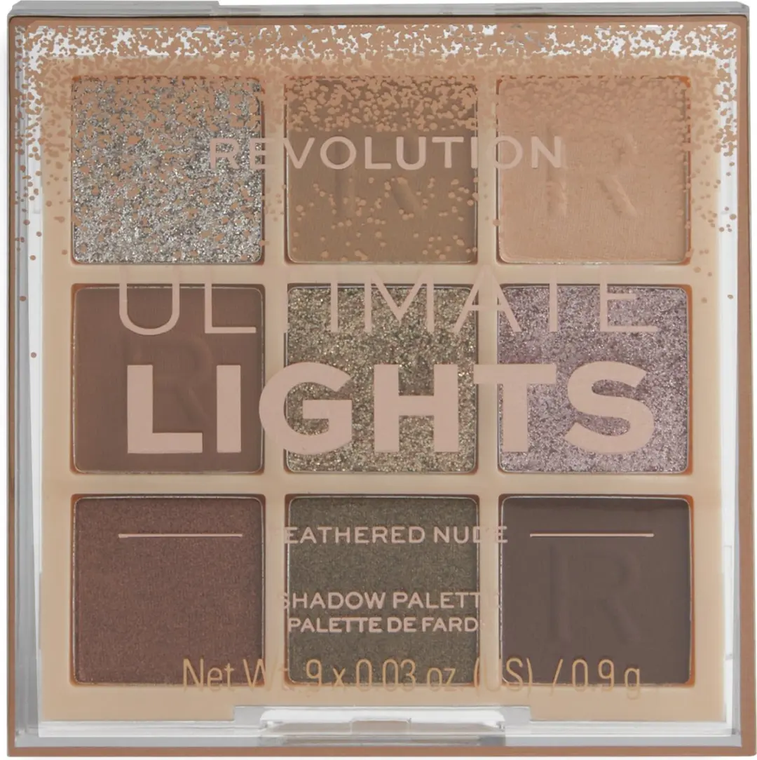Makeup Revolution Ultimate Lights Palette Feathered Nude - 8.1g