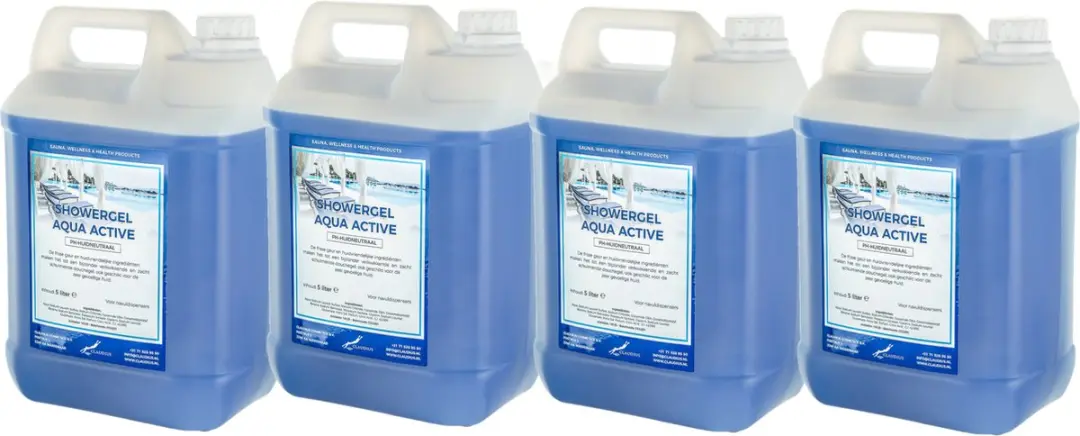 Splashbox Cosmetics Aqua Active Douchegel Navulling 5L