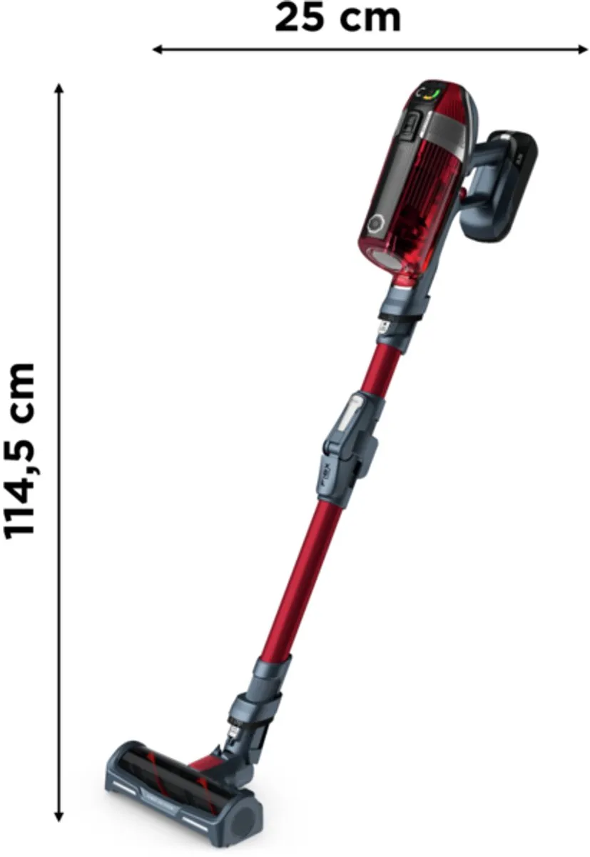 Rowenta X-Force Flex RH982 Draadloze Stofzuiger - 0.9L - 130W - Zwart - afbeelding 6 van 6